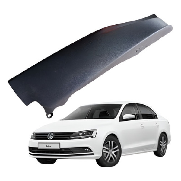 Acabamento Banco Traseiro Direito Vw Jetta 2011 2017 Preto