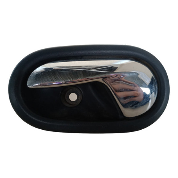 Maçaneta Interna Esquerdo Renault Sandero Logan 2015  Preto Dianteira