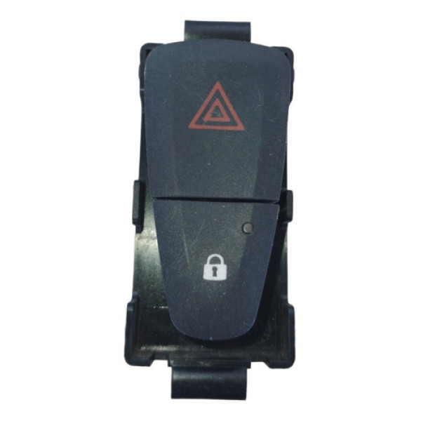 Botão Comando Pisca Alerta Renault Sandero Logan 2014 2019 Preto