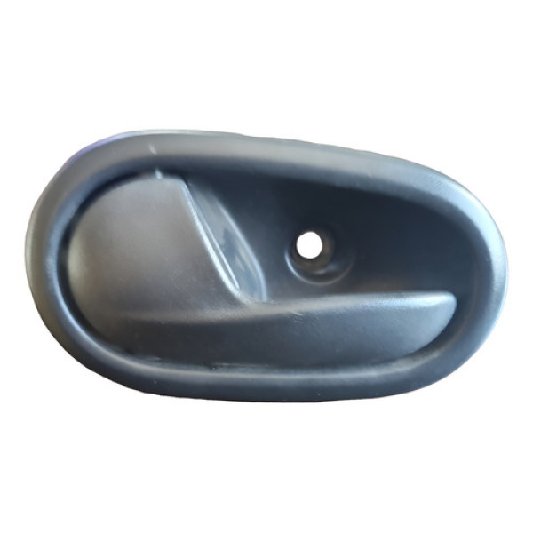 Maçaneta Interna Esquerdo Renault Sandero Logan 2018 2023 Preto Dianteira