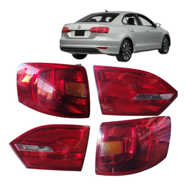 Kit Lanterna Traseira Vw Jetta 2011 2016
