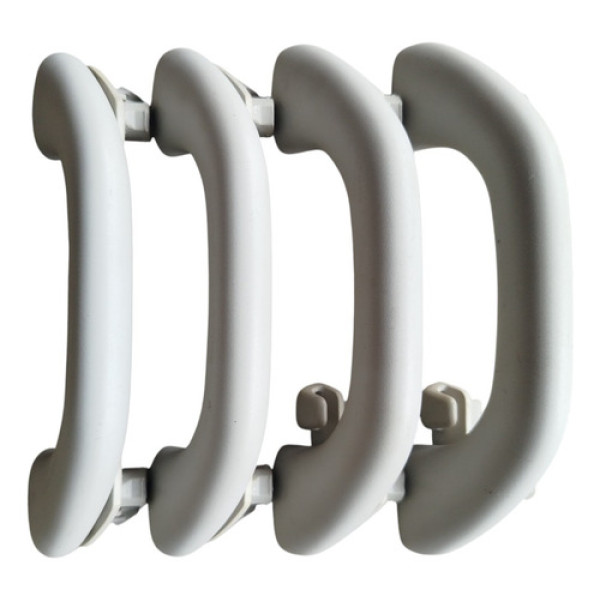 Jogo Alça Segurar Pqp Vw Passat B6 2.0 Fsi 2006 2010 Cinza