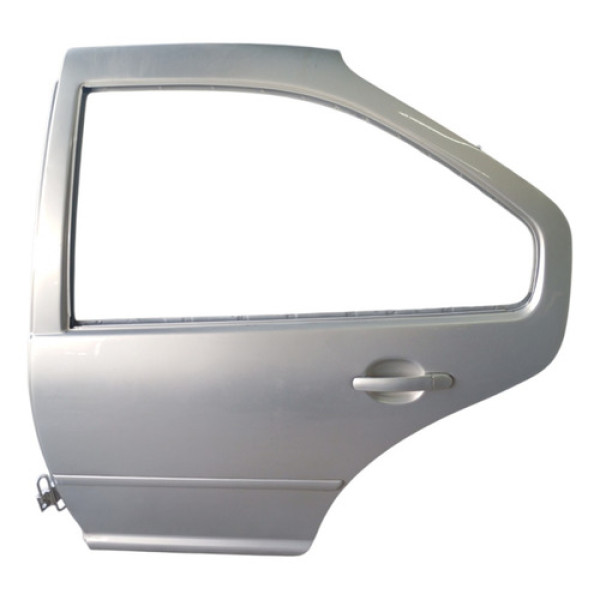 Porta Traseira Esquerda Prata Vw Bora 2008 2011 Traseira Lado Prata