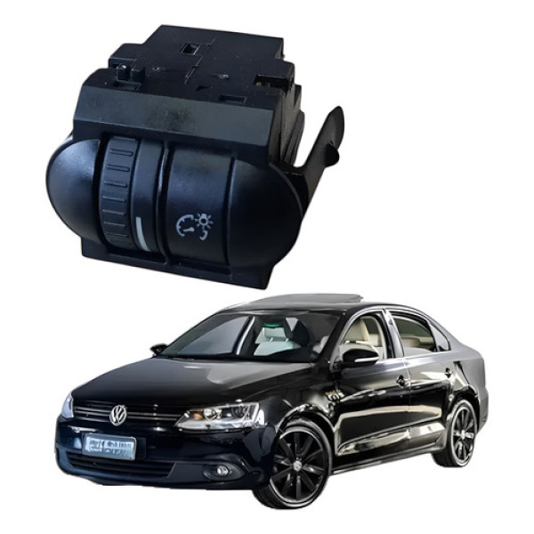 Botão Luz Painel Controle Regulagem Vw Jetta 2011 2017