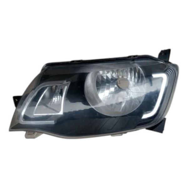 Farol Esquerdo Mascara Negra Renault Kwid 2017 2021