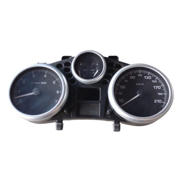 Painel Velocímetro Instrumentos Peugeot 207 2010 9663845080 Preto