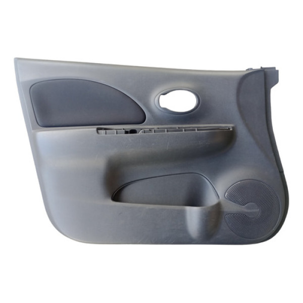 Forro Porta Nissan March Dianteira Esquerdo 13 Á 19  Preto