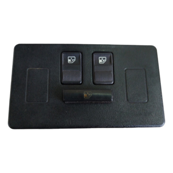 Moldura Botão Vidro Elétrico Vw Santana Ford Versailles 91