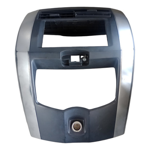 Moldura Central Painel Rádio Difusor Nissan Livina 2010 2014 Preto