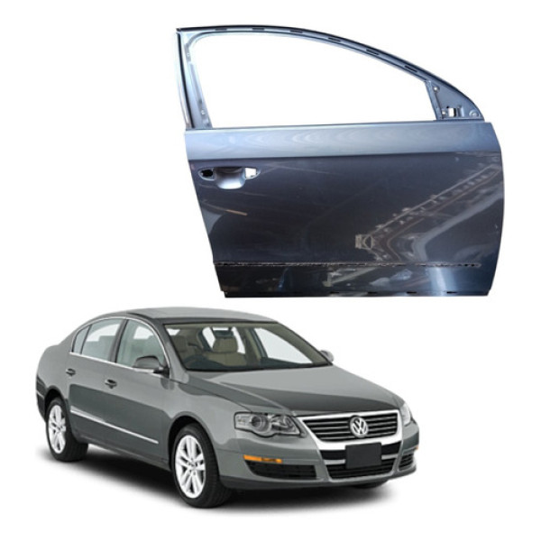Porta Dianteira Direita Vw Passat B6 2006 2010 Dianteira Direita Cinza