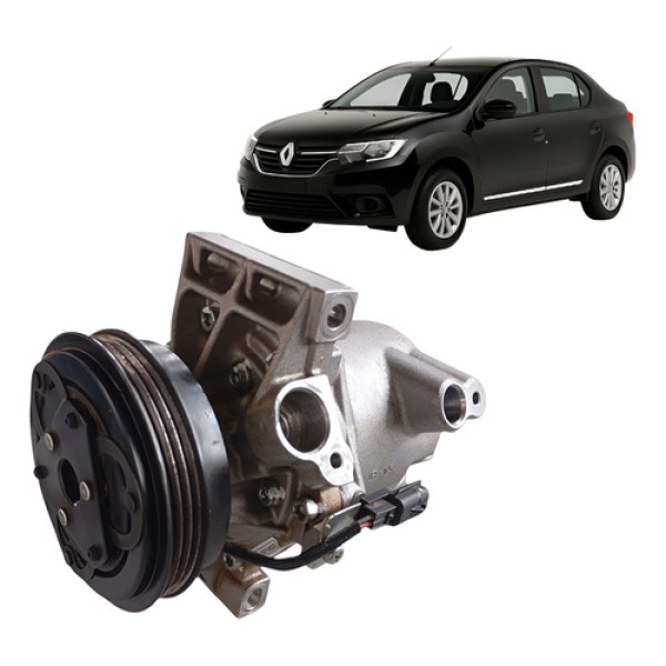 Compressor Ar Condicionado Renault Sandero Logan 1.0 3c 2017