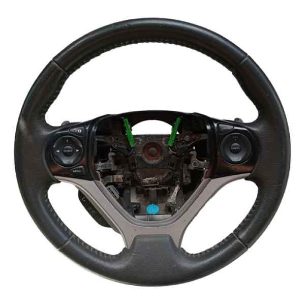 Volante Direção Com Comando Honda Civic 2014 Preto