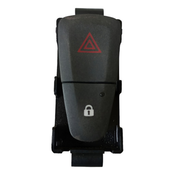 Botão Pisca Alerta Trava Renault Sandero Logan 2016 2023 Preto
