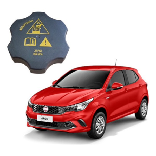 Tampa Reservatório Agua Radiador Fiat Argo 2017 2021
