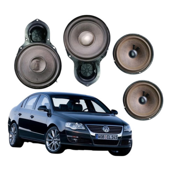 Kit 4 Auto-falantes Vw Passat 2006 2010