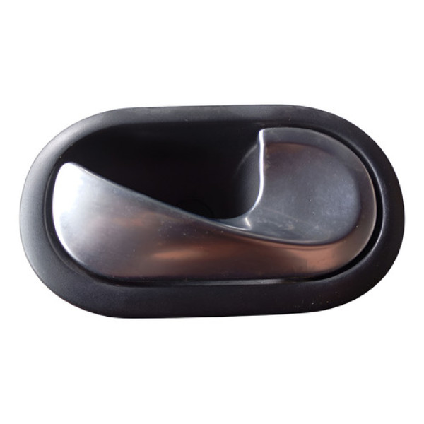 Maçaneta Interna Traseira Direita Renault Megane 2007 2012 Prata Dianteira