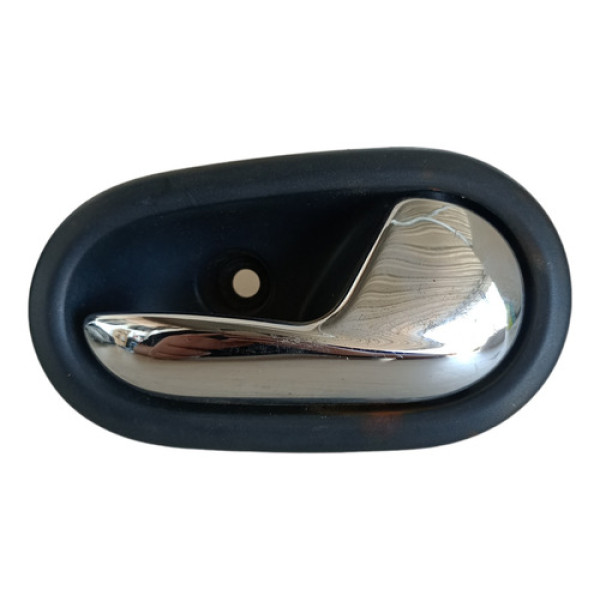 Maçaneta Interna Traseira Direita Renault Logam Sandero  Preto Dianteira