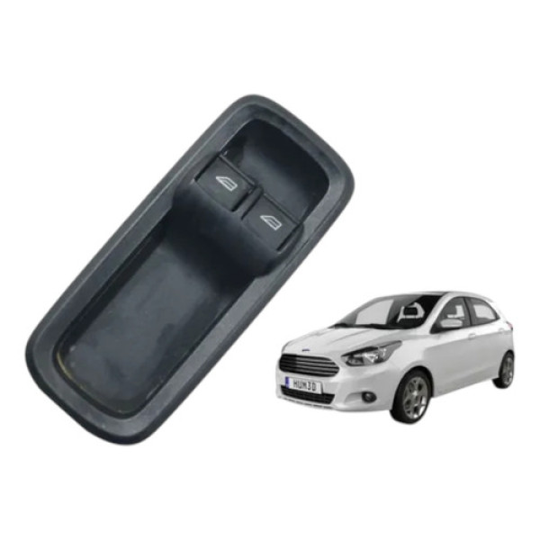 Comando Botao Vidro Dianteiro Esquerdo Ford New Ka