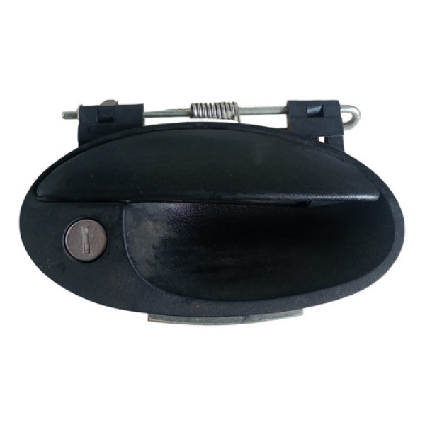 Maçaneta Externa Dianteiro Direito Celta Prisma 2001 A 2002 Preto Dianteira