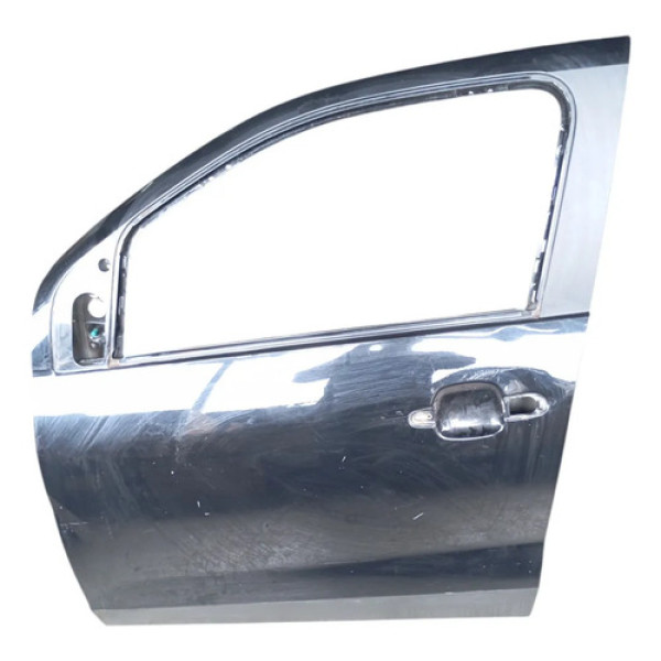 Porta Dianteira Esquerda Preta Fiat Mobi Trekking 2017 2023 Dianteira Esquerda Preto