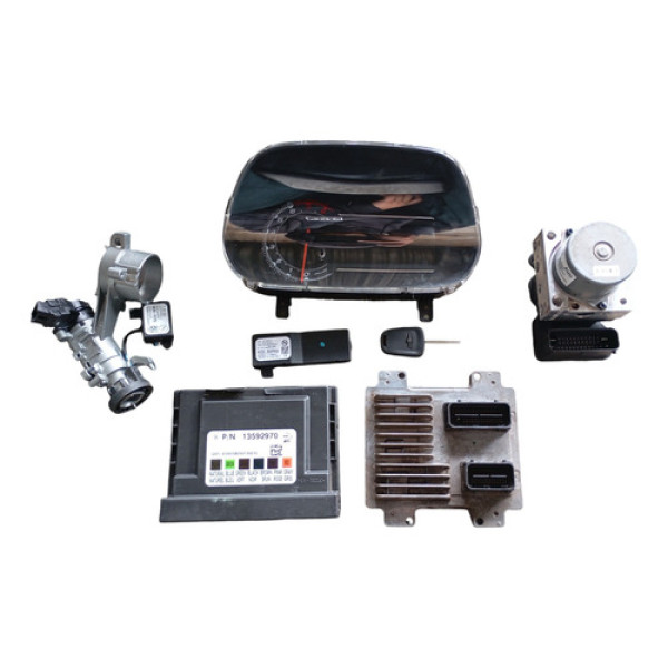 Kit Code Módulo Injeção Gm Cobalt 2015