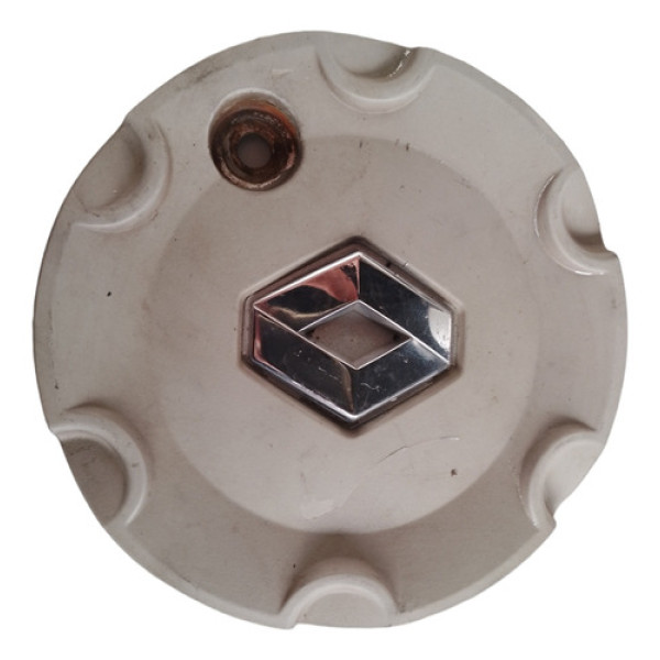 Tampa Calota Roda Renault Megane 2006 A 2012 Com Detalhe Prateado