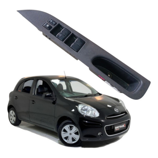 Comando Botao Vidro Diant Esquerdo Nissan March Versa 2015