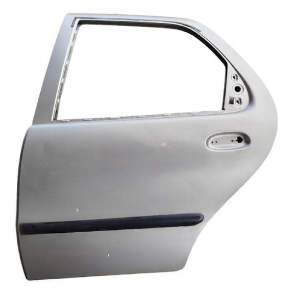 Porta Traseira Esquerda Fiat Palio 1996 2001 Traseira Esquerda Cinza
