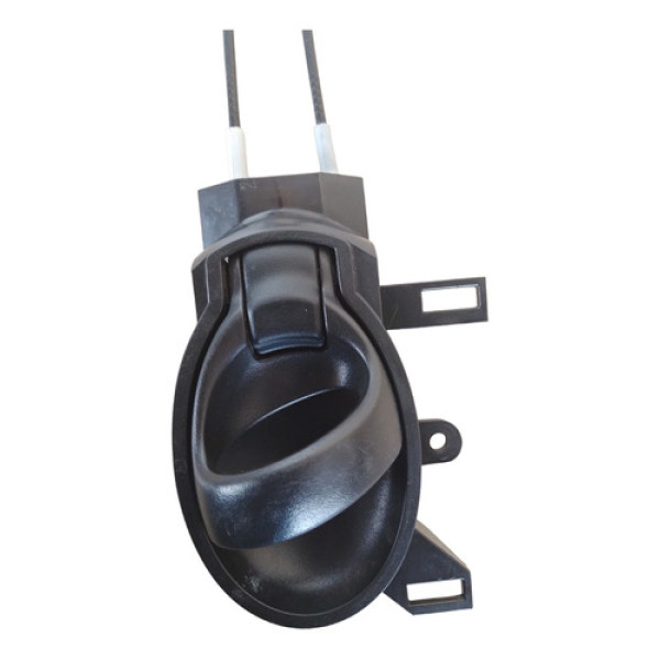 Maçaneta Interna Traseira Direita Nissan March 2016 Preto Traseira