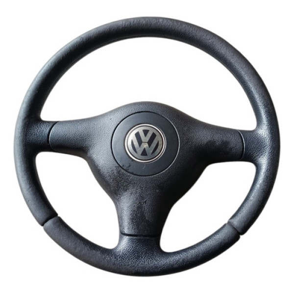 Volante Direção Vw Golf Bora Polo 1999 2010 Preto