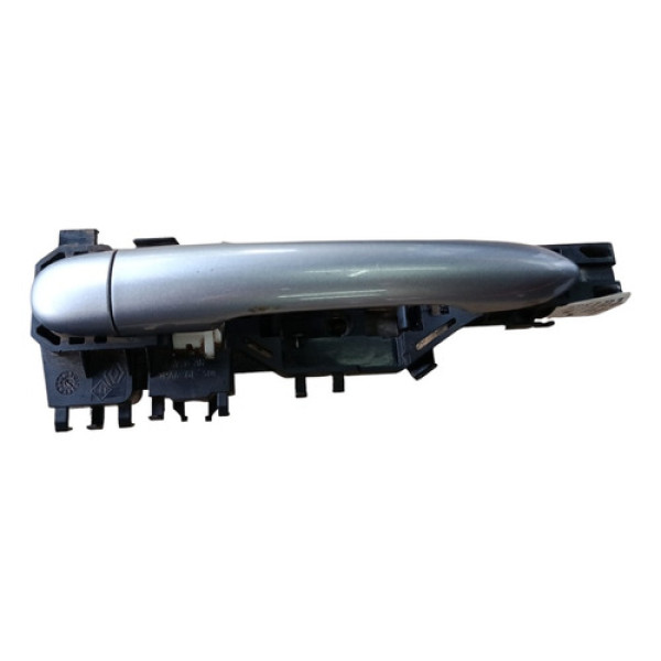 Maçaneta Externa Traseira Esquerda Renault Megane 2006 2012 Cinza Traseira