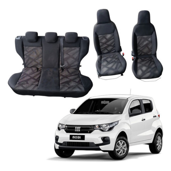 Jogo Banco Fiat Mobi Like 2019 2024 Escuro