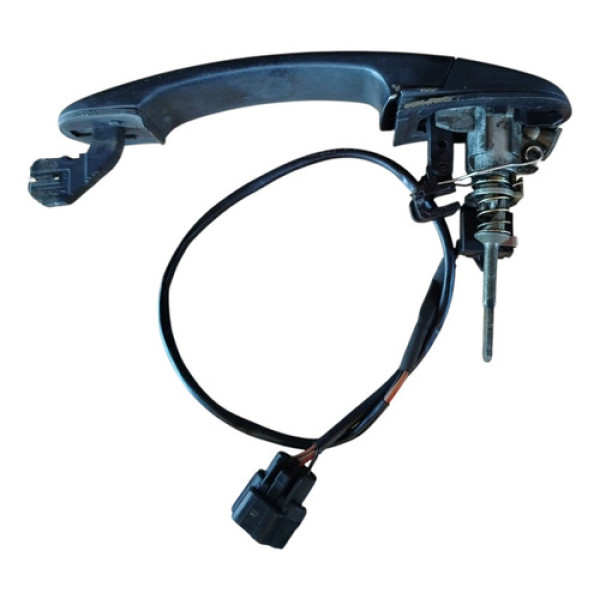 Maçaneta Externa Dianteira Esquerda Vw Parati Gol 1999 2005 Preto Dianteira