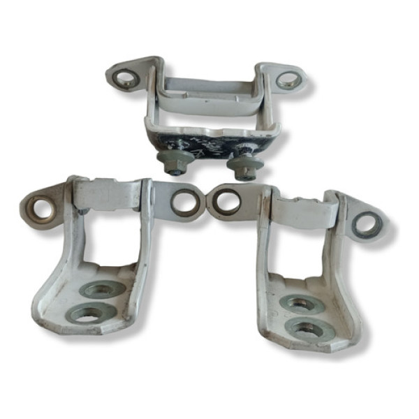 Jogo Dobradiças Portas Traseira Esquerda Nissan March 2013