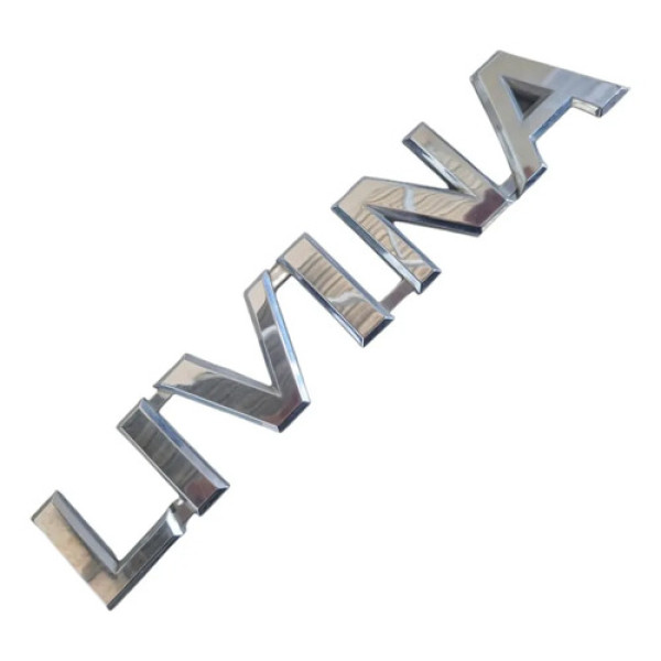 Emblema Tampa Traseira Nissan Livina 2009 2014 Prateado
