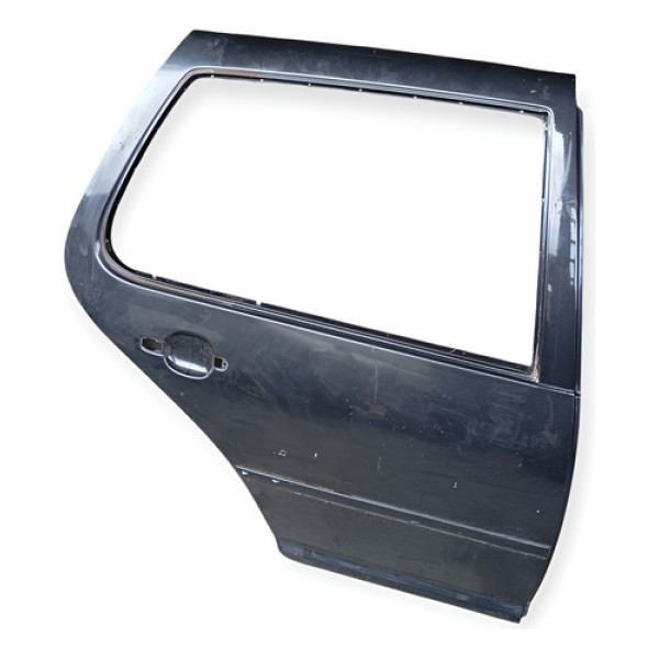 Porta Preta Traseira Direita Vw Golf 1999 2013 Traseira Direita Preto