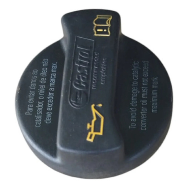 Tampa Óleo Motor Vw Gol Golf Polo Saveiro Spacefox Voyage Preto