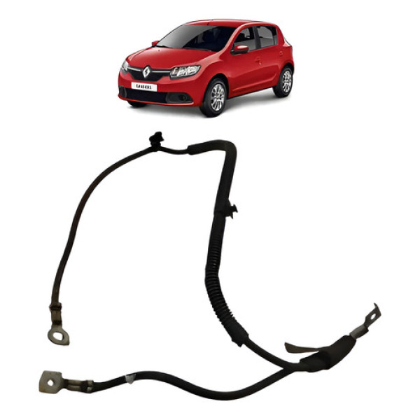 Cabo Chicote Negativo Motor Bateria Renault Logan 2015 2022