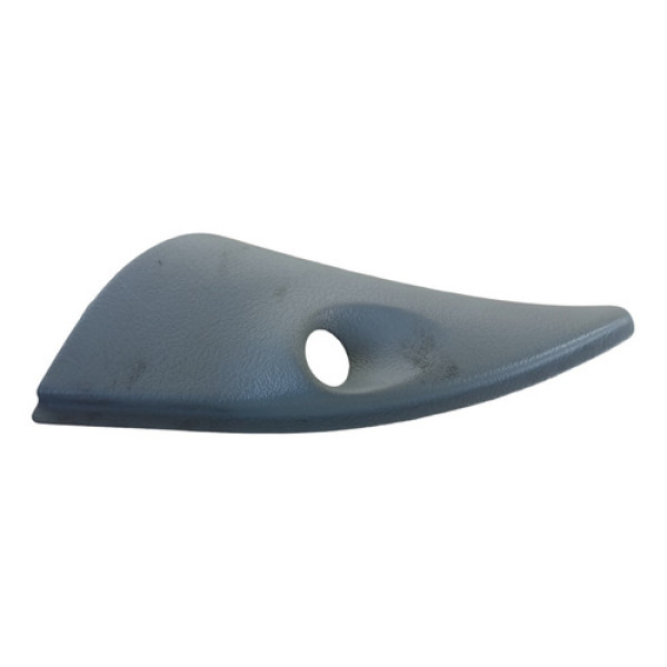 Moldura Retrovisor Lateral Lado Esquerdo Renault Clio 07/12 Cinza