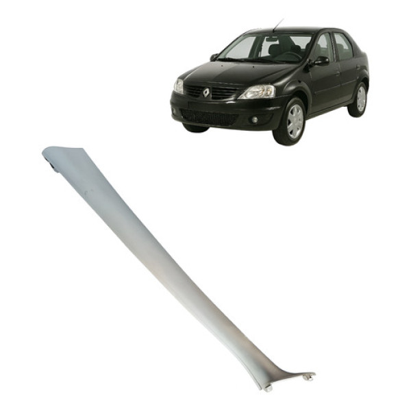 Moldura Parabrisa Esquerda Renault Logan 2012 8200603100