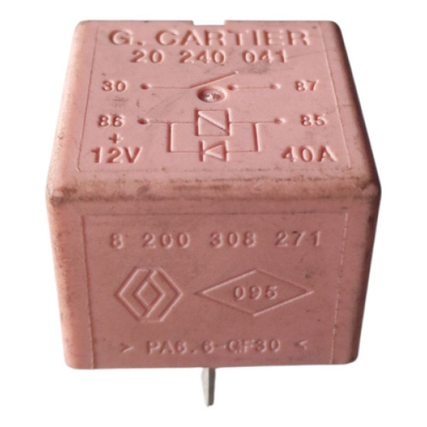 Rele Auxiliar Renault Logan Sandero Clio 2008 8200308271