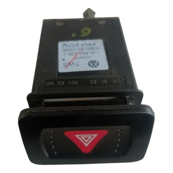 Botão Pisca Alerta Vw Bora Golf Sapão 2002 2016 Preto