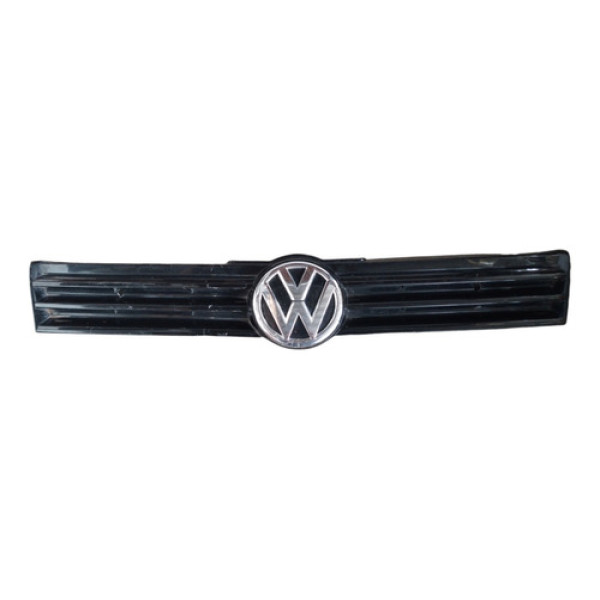 Grade Dianteira Emblema Vw Parati 16v C Detalhe  Preto Plástico