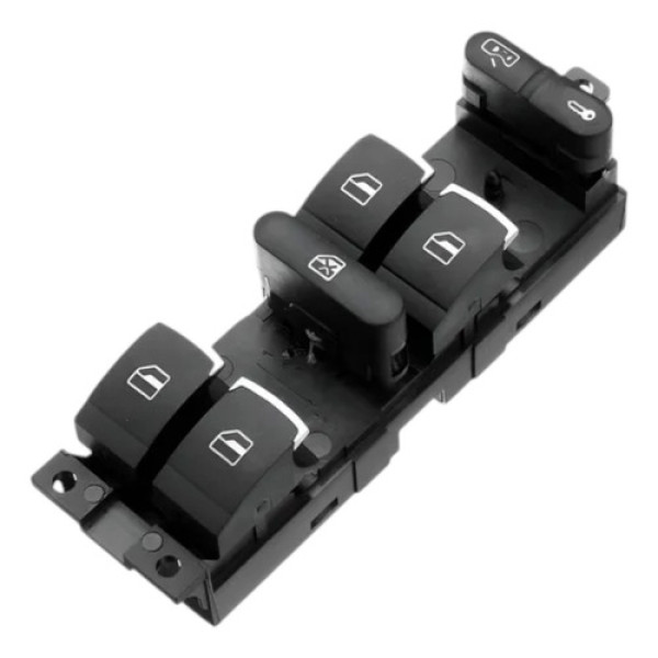 Comando Vidro Elétrico Diant Esquerda  Aço Escovado Vw Golf