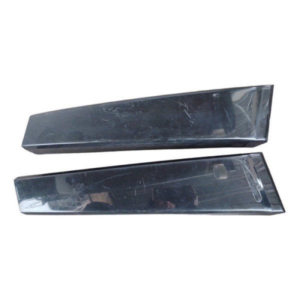 Par Acabamento Coluna Externa Preto Citroen C4 2008 A 12