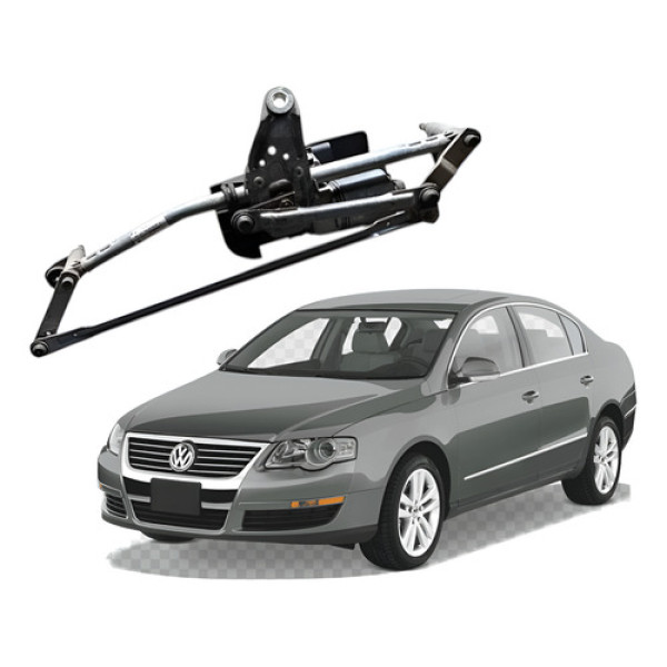 Motor Limpador Parabrisa Vw Passat 2006 2011