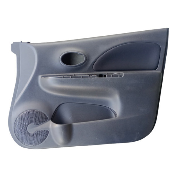 Forro Porta Nissan March Dianteira Direita 13 Á 15 Preto