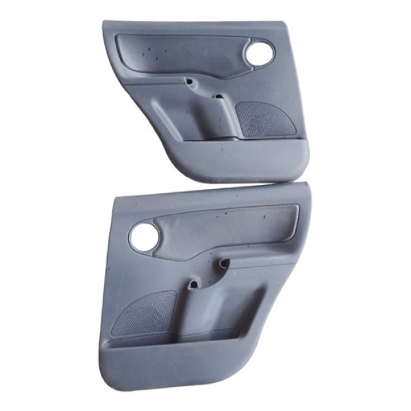 Par Forro De Porta Traseiro Grafite Citroen C3 03/2012 Ori. Grafitt3