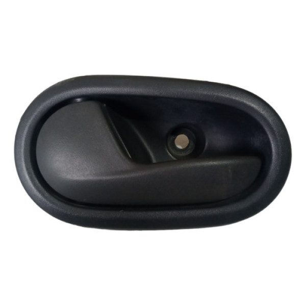 Maçaneta Interna Dianteira Esquerda Renault Sandero Logan  Preto Dianteira