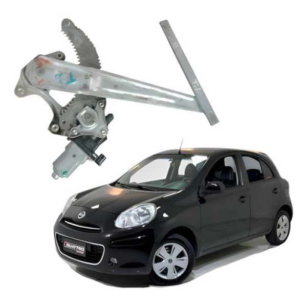 Maquina Vidro Eletrica Traseira Direita Nissan March 2014